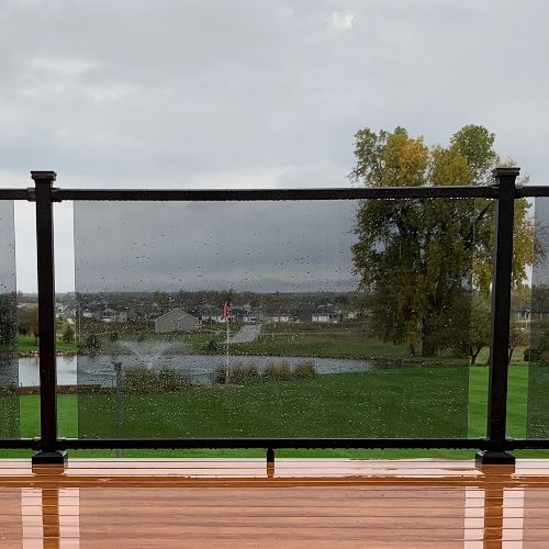 Westbury Veranda Glass Railing